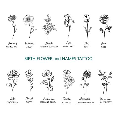 Best 13 Personalized Tattoo Design Custom Name Design Birth Flower Tattoo Birth Flower Name Best 13 Personalized Tattoo Design Custom Name Design Birth Flower Tattoo Birth Flower Name