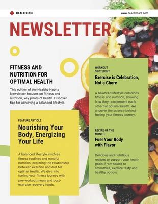 Best Health Newsletter For Seniors Template Venngage