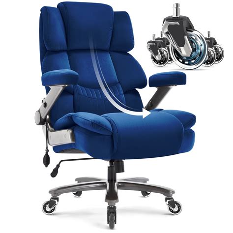 Big And Tall 500Lbs Office Chair Fabric Heavy Duty Executive Chair With 3D Flip Up Armrests Big And Tall 500Lbs Office Chair Fabric Heavy Duty Executive Chair With 3D Flip Up Armrests