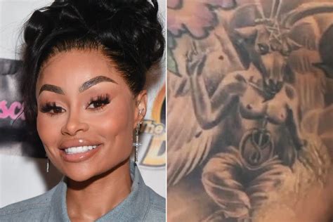 Blac Chyna Baphomet Tattoo Know What Is It As Blac Chyna S Removal Of Demonic Tattoo Goes Viral The Economic Times