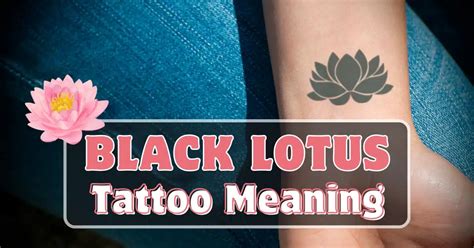Black Lotus Tattoo Meaning What You Need To Know Black Lotus Tattoo Meaning What You Need To Know