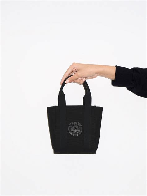 Black Mini Kay Canvas Tote Bag Charles Amp Keith Ca Black Mini Kay Canvas Tote Bag Charles Amp Keith Ca