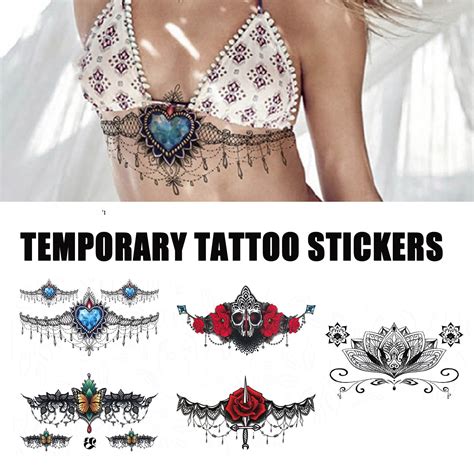 Black Underboob Tattoo Temporary Tattoo Stickers On Chest Waist Waterproof Body Ebay Australia Black Underboob Tattoo Temporary Tattoo Stickers On Chest Waist Waterproof Body Ebay Australia