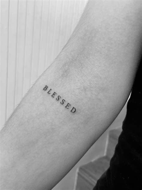Blessed Tattoo Tatoveringsid Er Tatoveringer