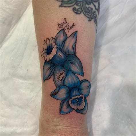 Blue Daffodil Tattoo Blue Daffodil Tattoo