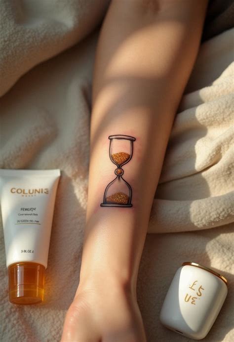 Bold Glass Hour Tattoo Designs Cozy Vibes
