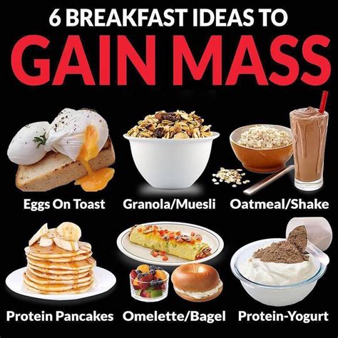 Breakfast Ideas For Gain Mass Weight Gain Meals Yummy Healthy Breakfast Healthy Weight Gain
