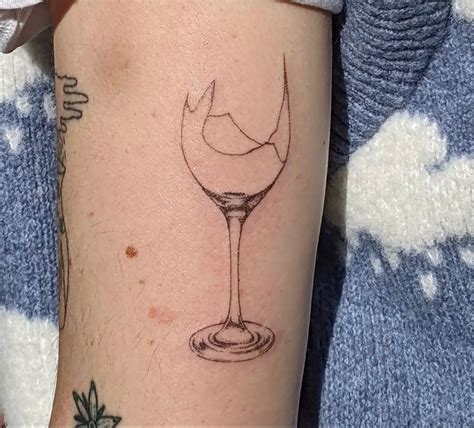 Broken Wine Glass Tattoo Broken Wine Glass Tattoo