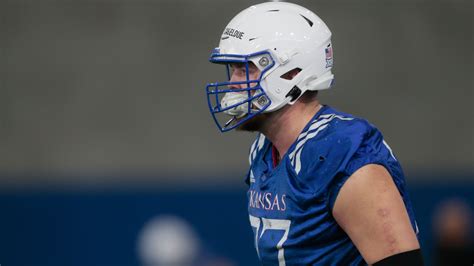 Bryce Cabeldue Knows Confidence Is Key At Left Tackle For Ku Football Bryce Cabeldue Knows Confidence Is Key At Left Tackle For Ku Football