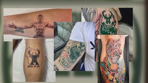 Bucks Tattoos Celebrate Championship Win For Some Fans Fox6 Milwaukee Bucks Tattoos Celebrate Championship Win For Some Fans Fox6 Milwaukee