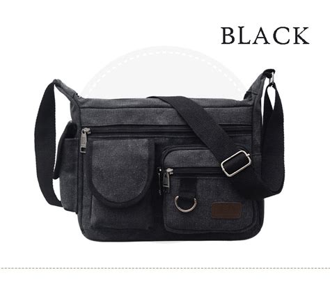 Buy Compartment Shoulder Style Canvas Messenger Bag Eromman