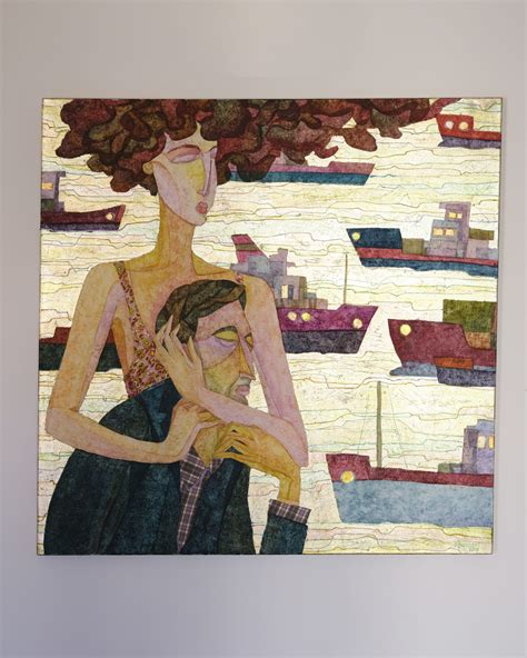 Buy Lovers By The Sea Art Work Online Canvas Clubcanvas Club