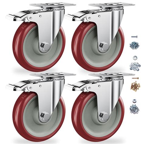 Buy Morices Casters Swivel Caster Wheels Heavy Duty Industrial Plate Castors Iron Core Buy Morices Casters Swivel Caster Wheels Heavy Duty Industrial Plate Castors Iron Core