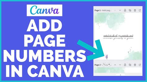Canva Tutorial 2022 How To Add Insert Page Numbers In Canva Youtube Canva Tutorial 2022 How To Add Insert Page Numbers In Canva Youtube