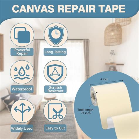 Canvas Repair Tape Self Adhesive Fabric Patch For Sofas Tents Sunshades Ebay Canvas Repair Tape Self Adhesive Fabric Patch For Sofas Tents Sunshades Ebay