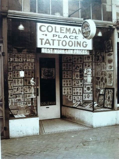 Cap Coleman S Tattoo Shop On Main Street In Downtown Norfolk Virginia 1937 R Norfolk