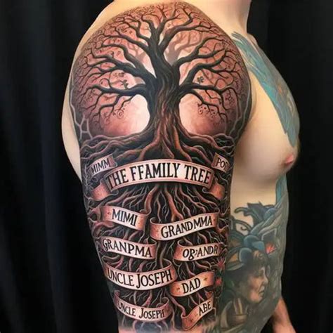 Celtic Family Tree Tattoo Eagleviewtattoo Com