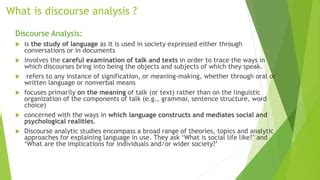 Chapter Session 4 5 Discourse Analysis Ppt Chapter Session 4 5 Discourse Analysis Ppt