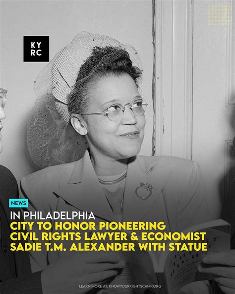 City To Honor Pioneering Civil Rights Lawyer Amp Economist Sadie T M Alexander With Statue City To Honor Pioneering Civil Rights Lawyer Amp Economist Sadie T M Alexander With Statue