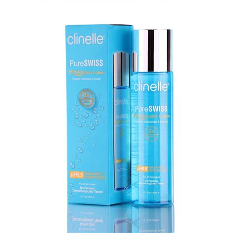 Clinelle Pure Swiss Toner Hydracalm Lotion Botol 150 Ml