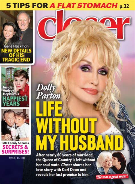 Closer 03 24 25 Dolly Parton S Life Without Her Husband Tips For A Magazine Shop Us Closer 03 24 25 Dolly Parton S Life Without Her Husband Tips For A Magazine Shop Us