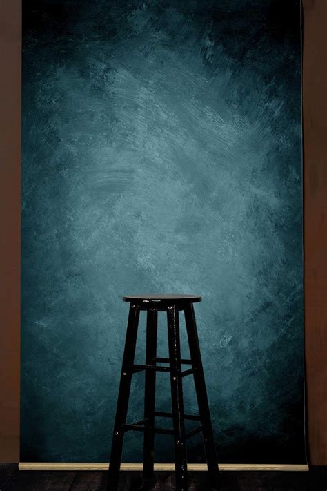 Clotstudio Abstract Blue Textured Hand Painted Canvas Backdrop Clot215 Studio Background