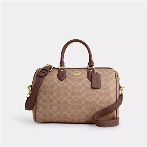 Coach Rowan Large Satchel Bag In Signature Canvas Tote Bags Free Shipping Beyondstyle Coach Rowan Large Satchel Bag In Signature Canvas Tote Bags Free Shipping Beyondstyle