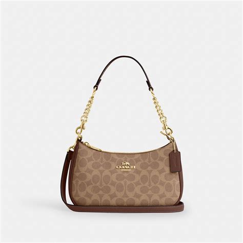 Coach Teri Shoulder Bag Signature Canvas Review