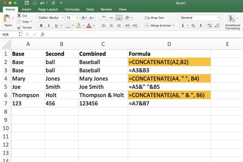 Concatenate Column Row Cells Into One Cell With Comma Space Line Break In Excel