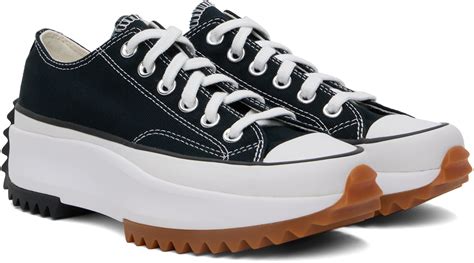 Converse Run Star Hike Low Top Sneakers In Black White Modesens Converse Run Star Hike Low Top Sneakers In Black White Modesens