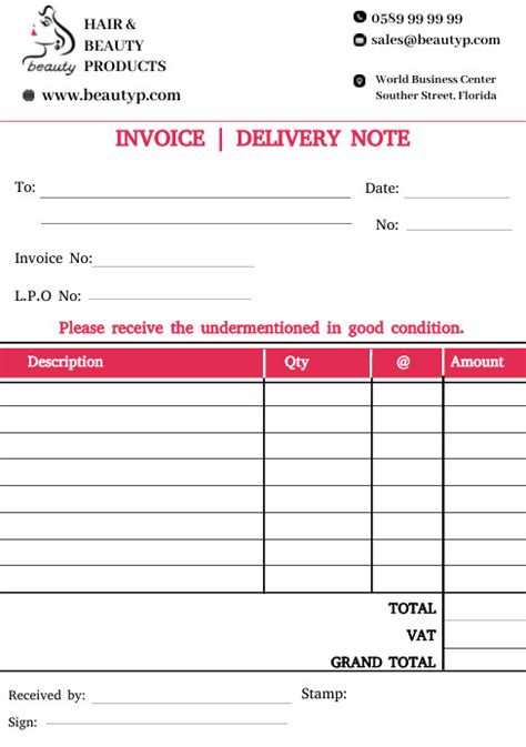 Copy Of Invoice Delivery Note Business Codument Postermywall Copy Of Invoice Delivery Note Business Codument Postermywall