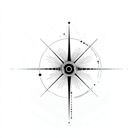 Cosmic Energy Alignment Compass Tattoo Design Tattoos Wizard Designs