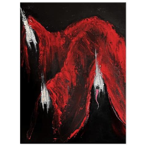 Crimson Trinity Canvas Print Etsy