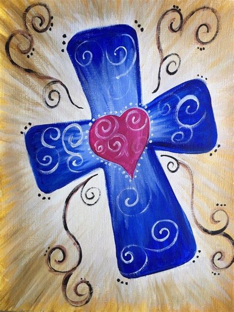Cross Canvas Painting Ideas Cross Canvas Painting Ideas