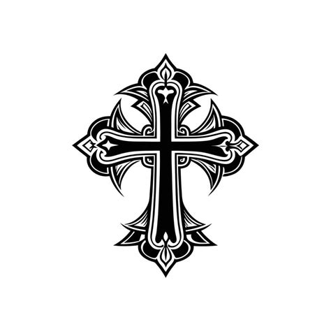 Cross Tattoo Vector Art Icons And Graphics For Free Download