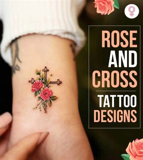 Cross Tattoos Rose