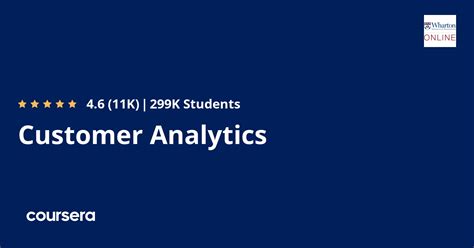 Customer Analytics Coursera Customer Analytics Coursera