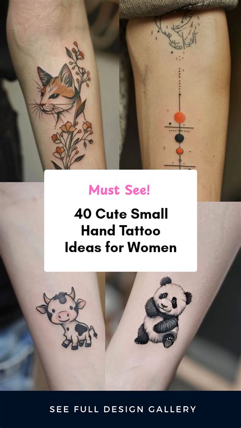 Cute Small Hand Tattoos For Females Trendy And Timeless Designs Artofit