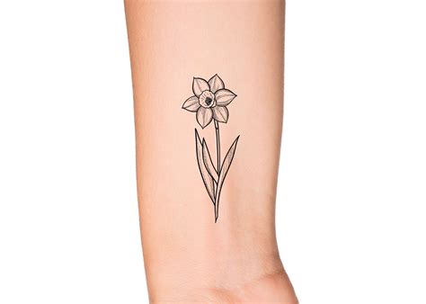 Daffodil Tattoo Design March Birth Flower Fine Line Floral Digital Download Etsy Uk Daffodil Tattoo Design March Birth Flower Fine Line Floral Digital Download Etsy Uk
