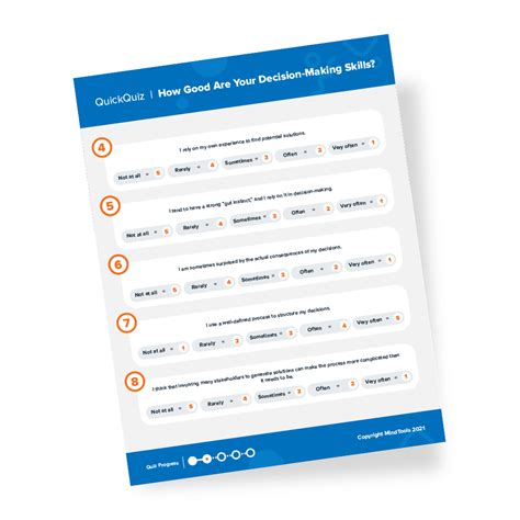 Decision Making Quick Quiz Mind Tools Mindtools Decision Making Quick Quiz Mind Tools Mindtools