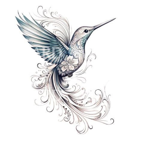 Delicate Hummingbird Tattoo Design Tattoos Wizard Designs