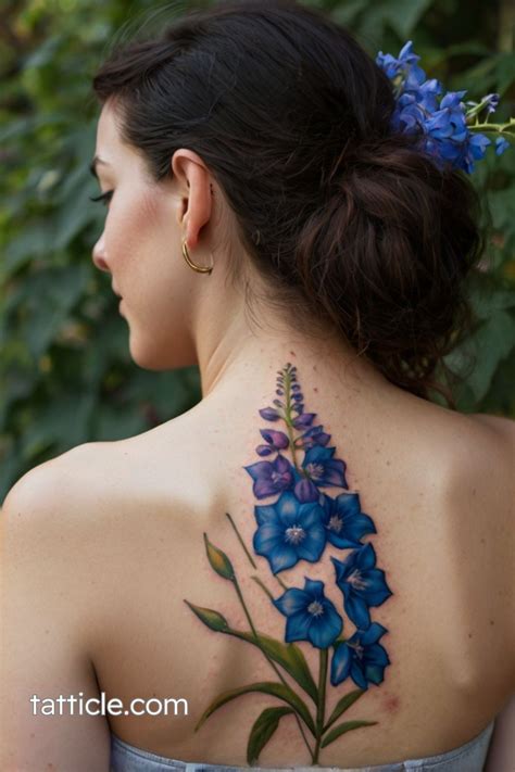 Delphinium Tattoo Meaning Discover The Hidden Symbolism Behind This Elegant Ink Tatticle