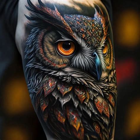 Owl Design Tattoo Ideas