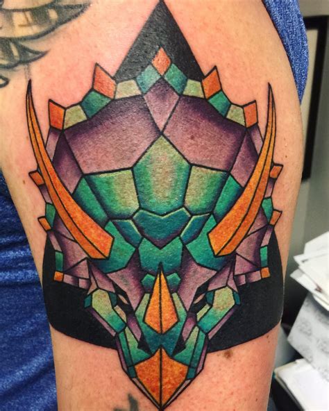 Designed My Own Triceratops Tattoo R Dinosaurtattoos
