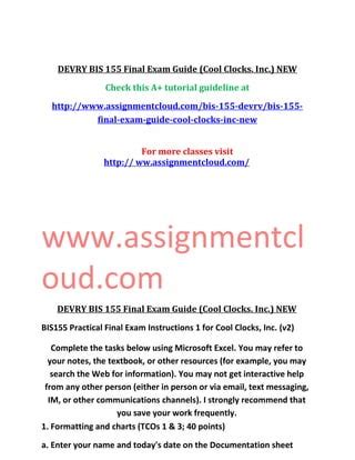 Devry Bis 155 Final Exam Guide Pdf Devry Bis 155 Final Exam Guide Pdf