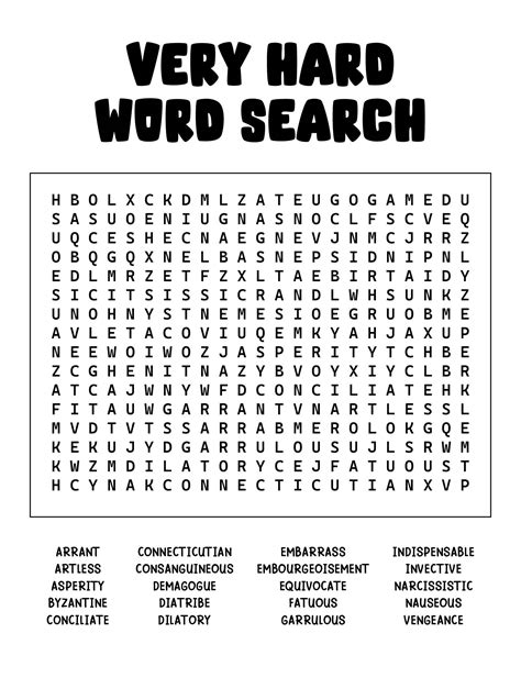 Difficult Word Searches Free Printable Printable Templates Difficult Word Searches Free Printable Printable Templates