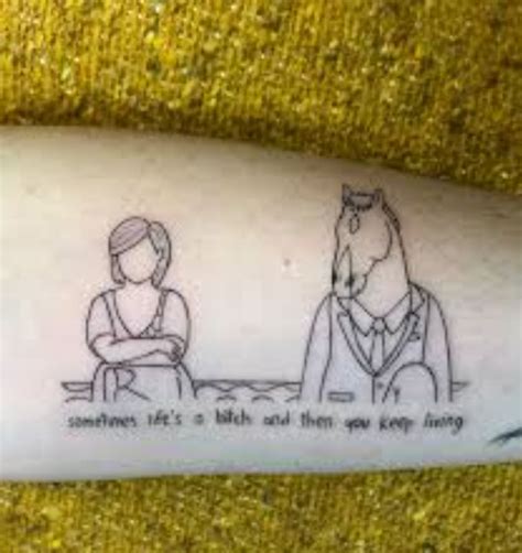Discover 9 Bojack Horseman Tattoo And Bojack Horseman Ideas On This Pinterest Board Horseman Cute Tattoos Doodle Tattoo And More