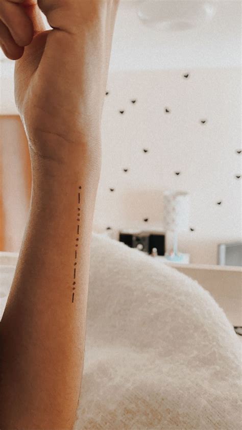 Discover Unique Morse Code Tattoo Ideas For Male And Females