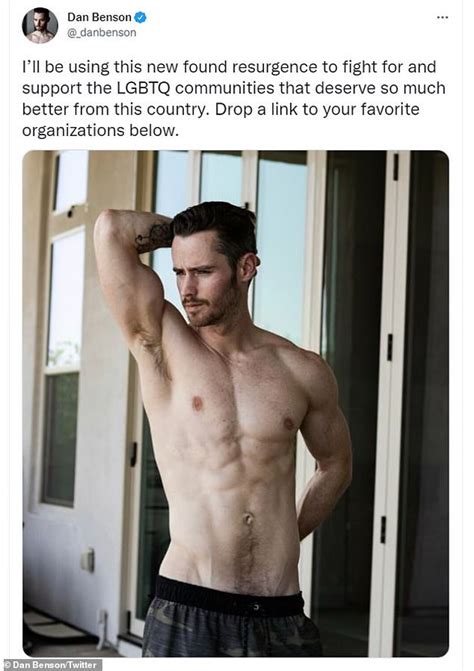 Disney Alum Dan Benson Starts Onlyfans Page Amp 39 To Fight For And Support The Lgbtq Communities