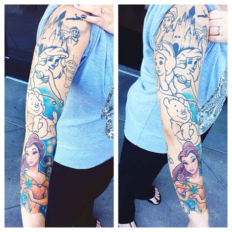 Disney Sleeve Disney Disneyworld Disneysleeve Bali Balitattooartist Balitattoostudio Coloursleeve